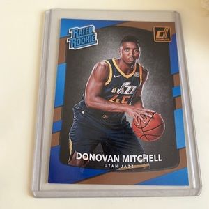 Donovan Mitchell rated rookie card
